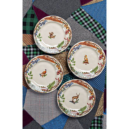 Juliska Forest Walk Salad/Dessert Plate (set/4)