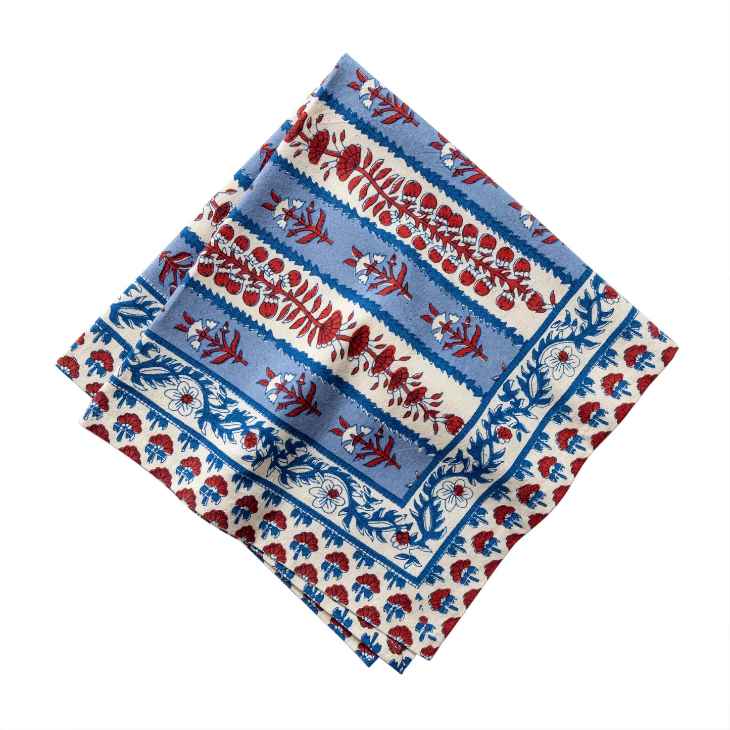 Provence Avignon Napkin Red & Blue