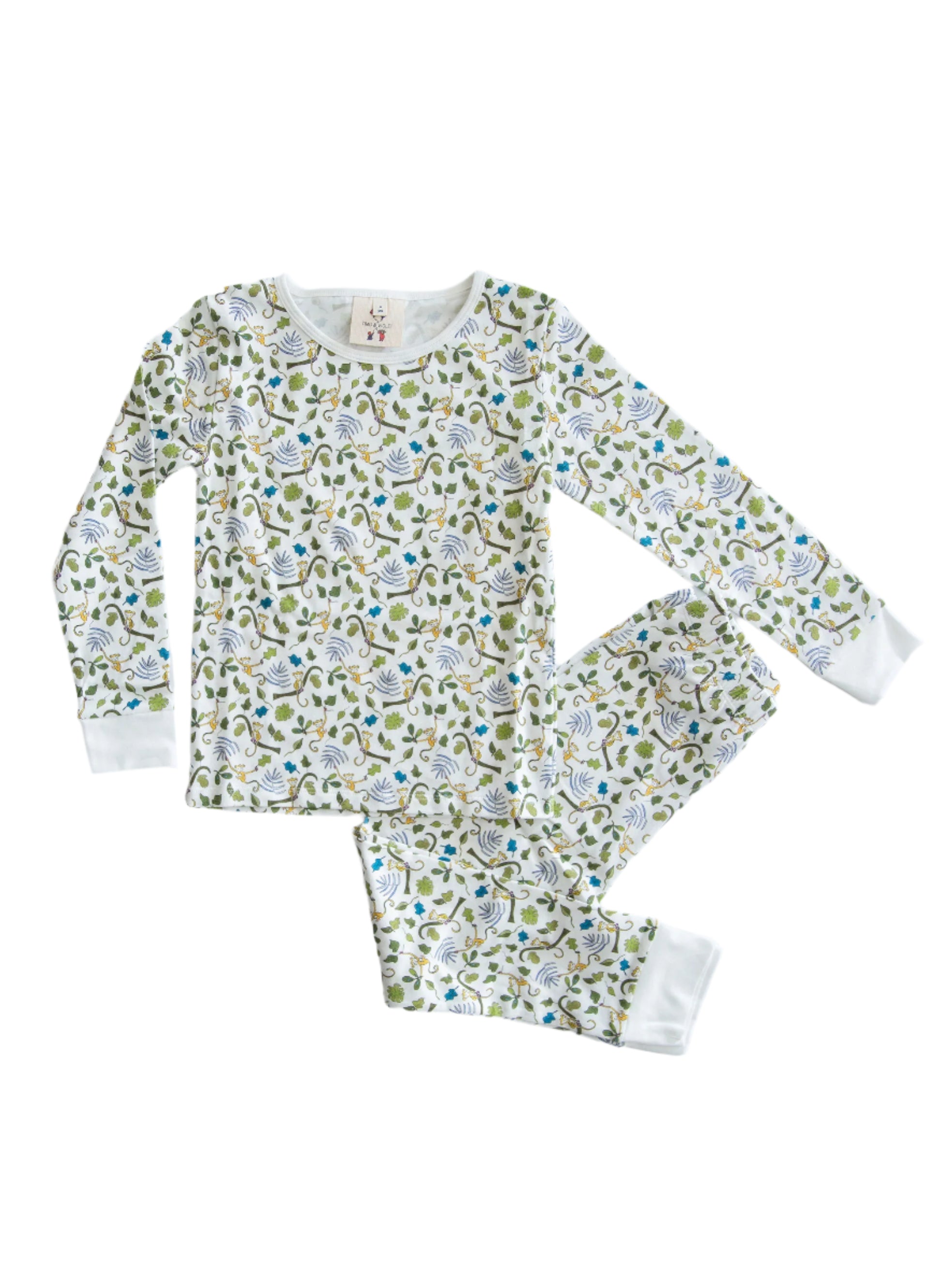 Timo & Violet The Two Piece Pajama Set - Happy Monkey