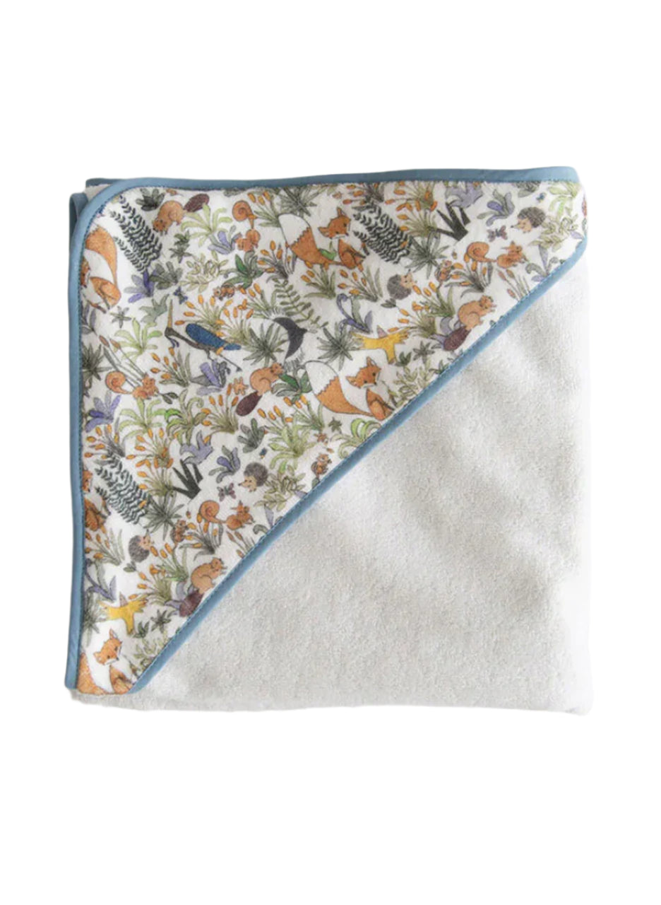 Timo & Violet Foxy Forest Hooded Bath Towel