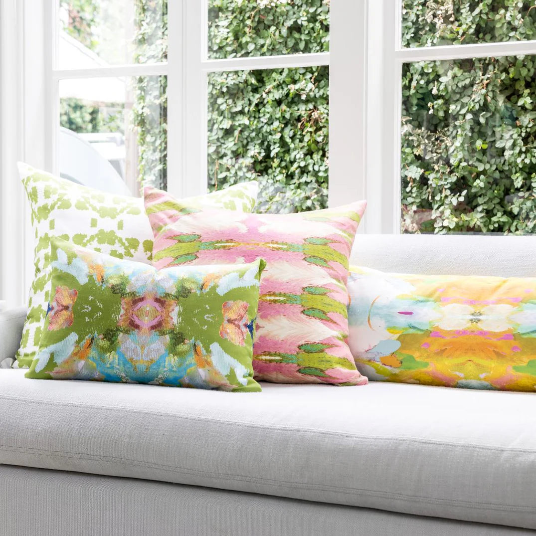 Laura Park Cabana Pink Pillow La Petite Maison