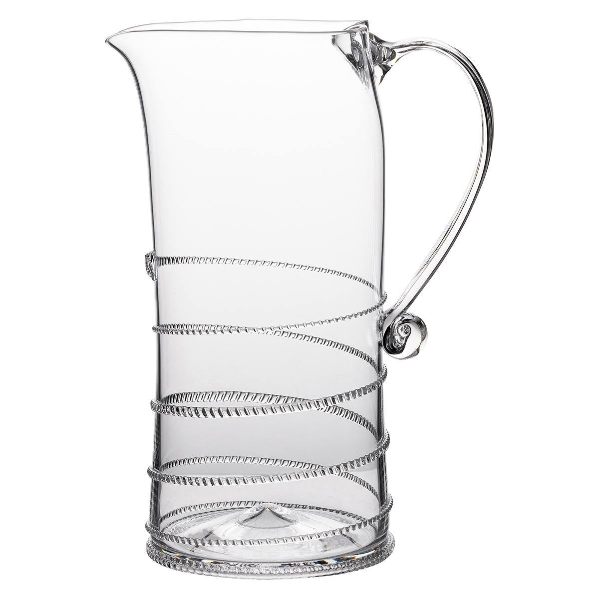 Juliska Amalia Glass Pitcher - Natural- La Petite Maison