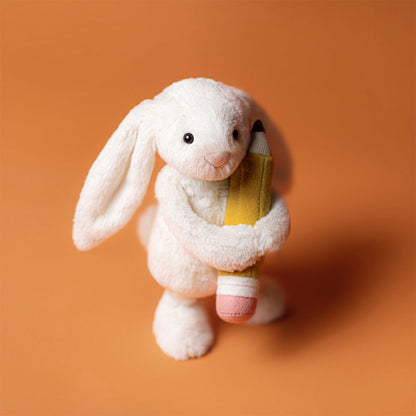 Jellycat Bashful Bunny with Pencil - La Petite Maison