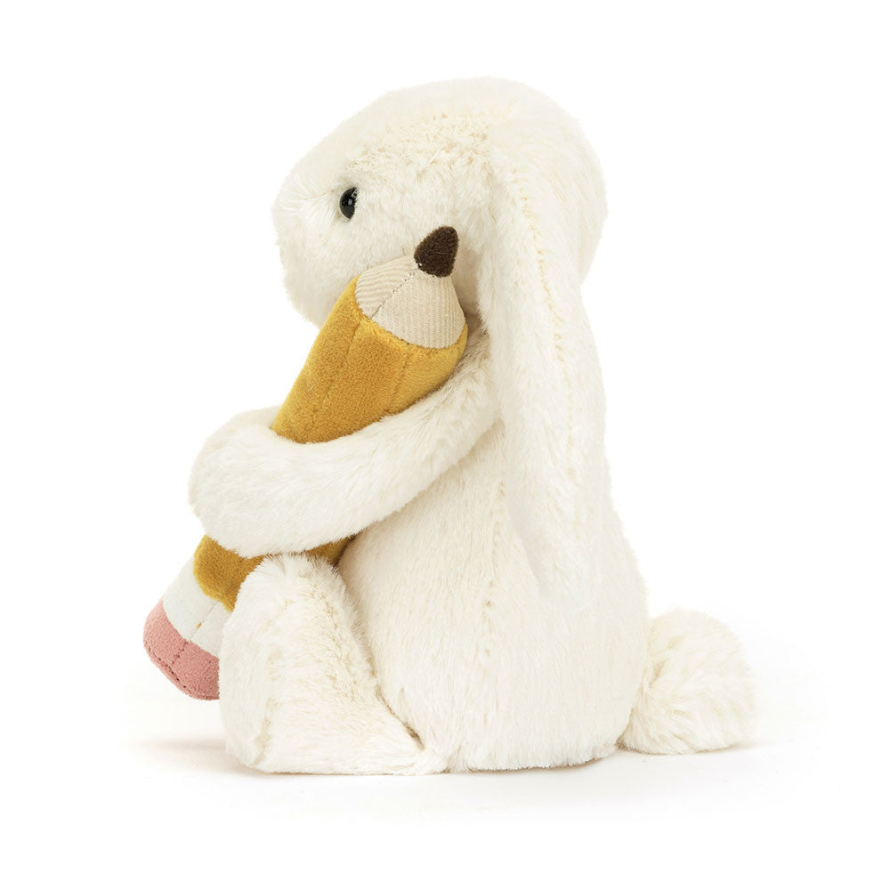 Jellycat Bashful Bunny with Pencil - La Petite Maison