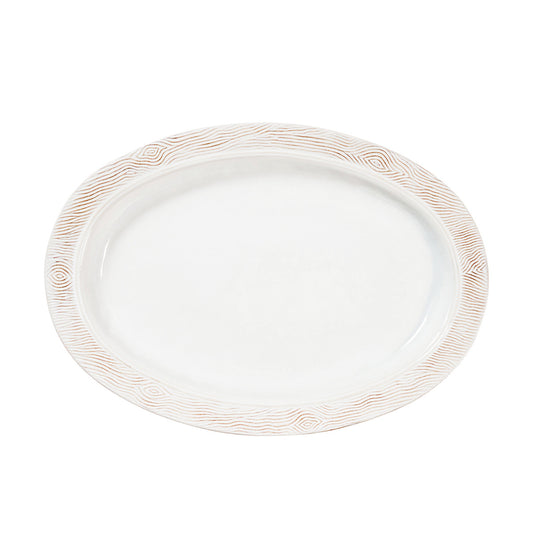 Juliska Blenheim Oak 18" Platter - Whitewash