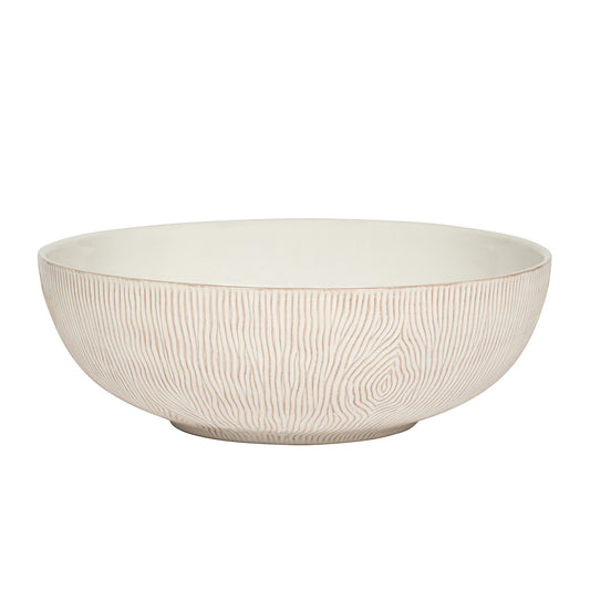 Juliska Blenheim Oak 12" Serving Bowl - Whitewash - La Petite Maison