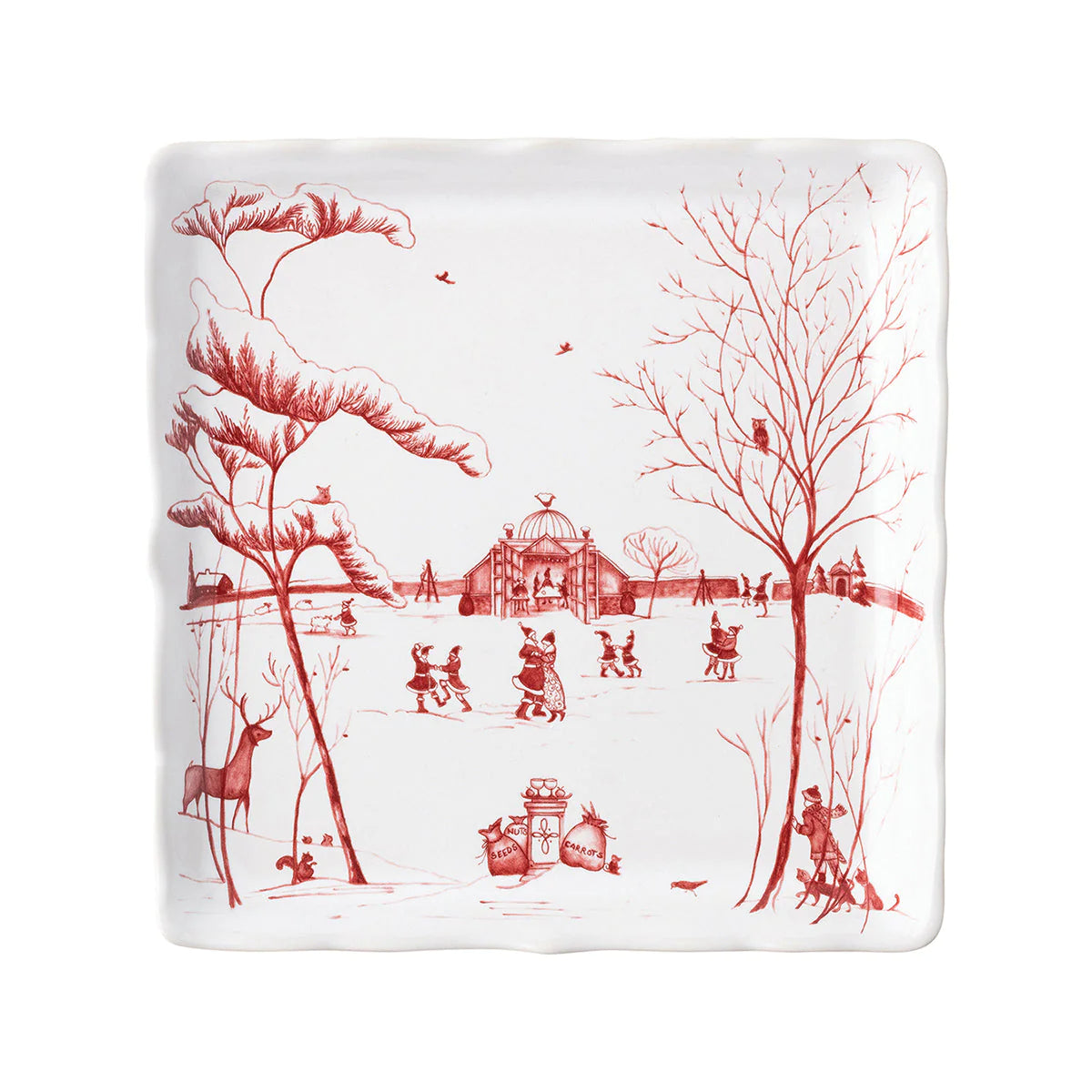 Juliska Country Estate Winter Frolic 8" Sweets Tray