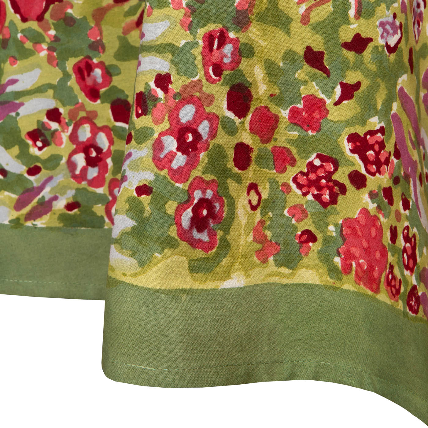 Couleur Nature Jardin Tablecloth Red & Green