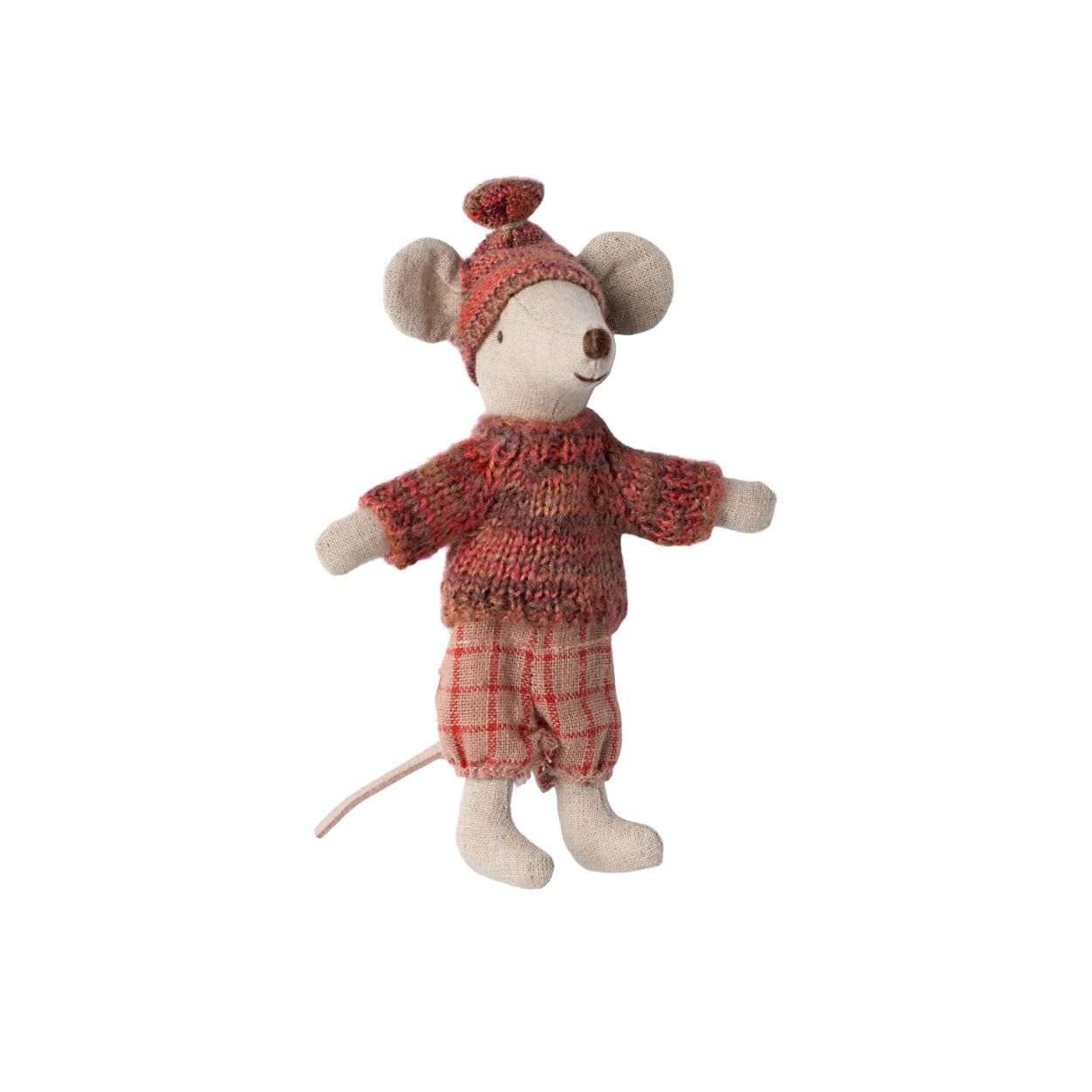 Maileg Winter mouse with ski set, Big sister - Rose- La Petite Maison