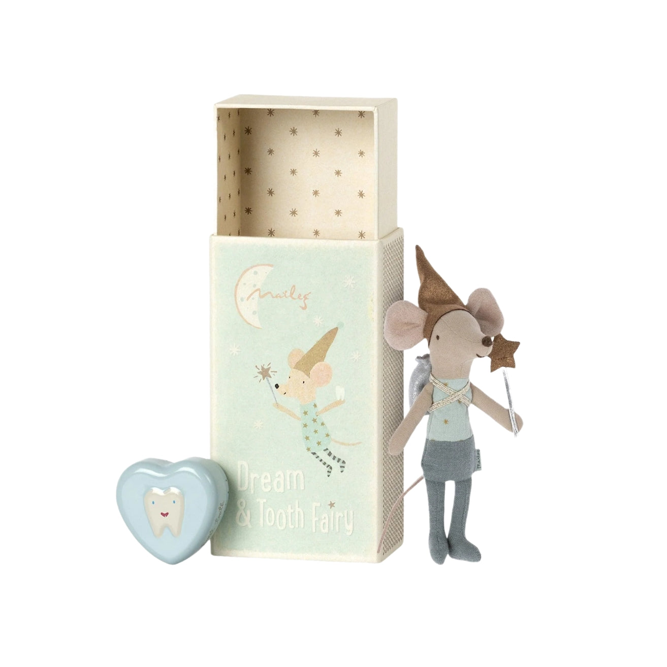 Maileg Tooth Fairy Mouse, Blue, La Petite Maison