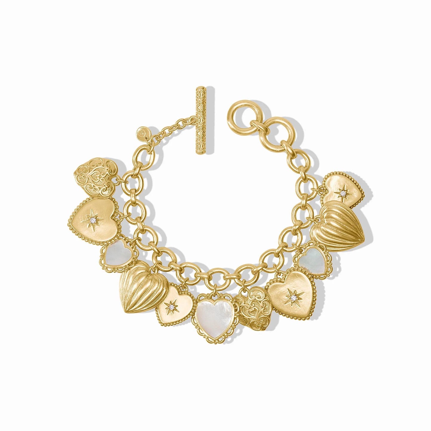 Julie Vos Heart Charm Bracelet