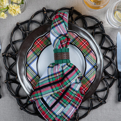 Juliska Stewart Tartan Dessert/Salad Plate