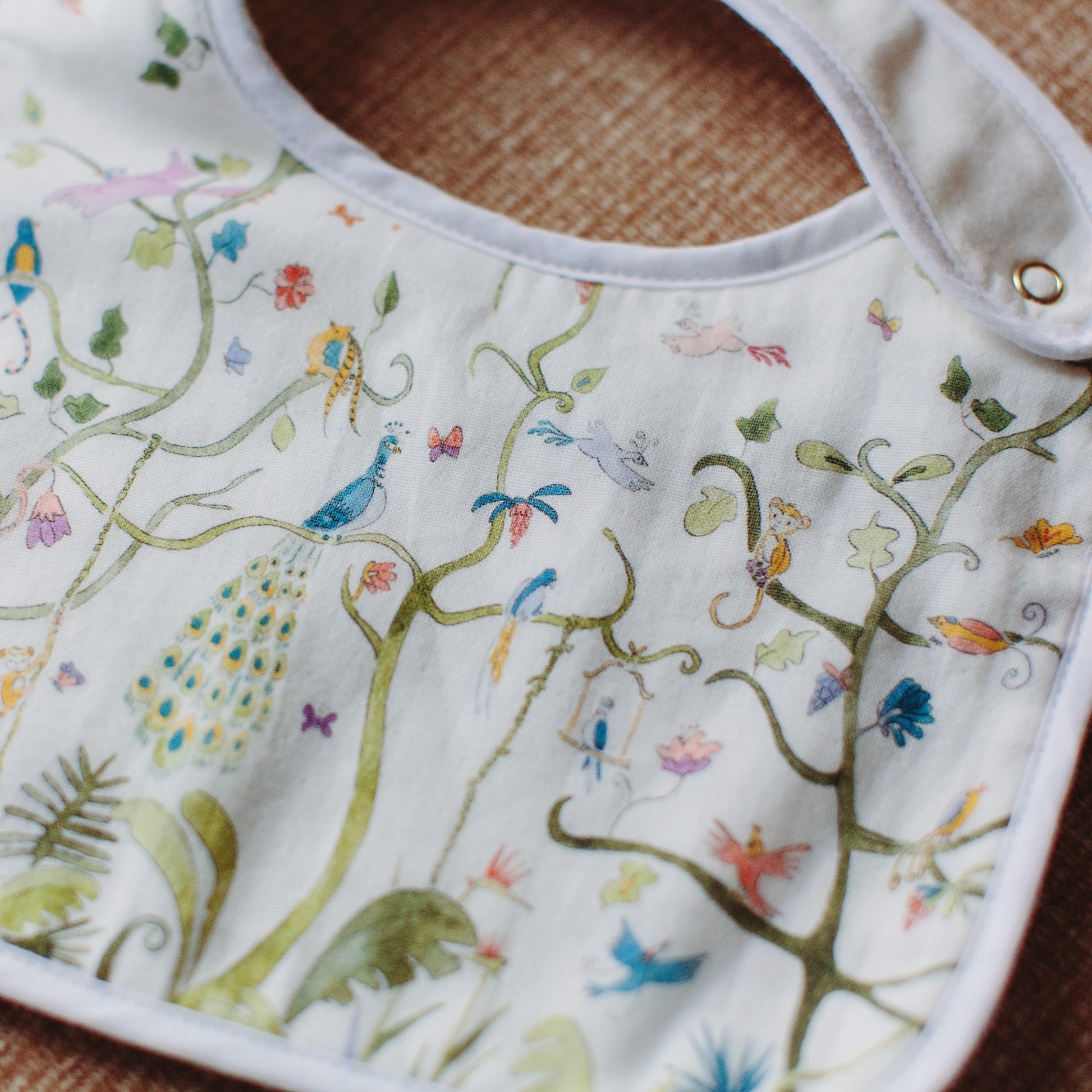 Timo & Violet Tropical Chinoiserie Bib