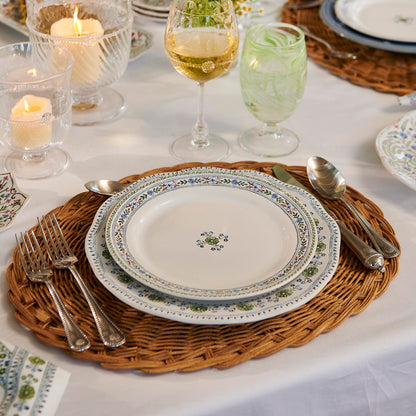 Juliska Villa Seville Scalloped Salad/Dessert Plate- Chambray