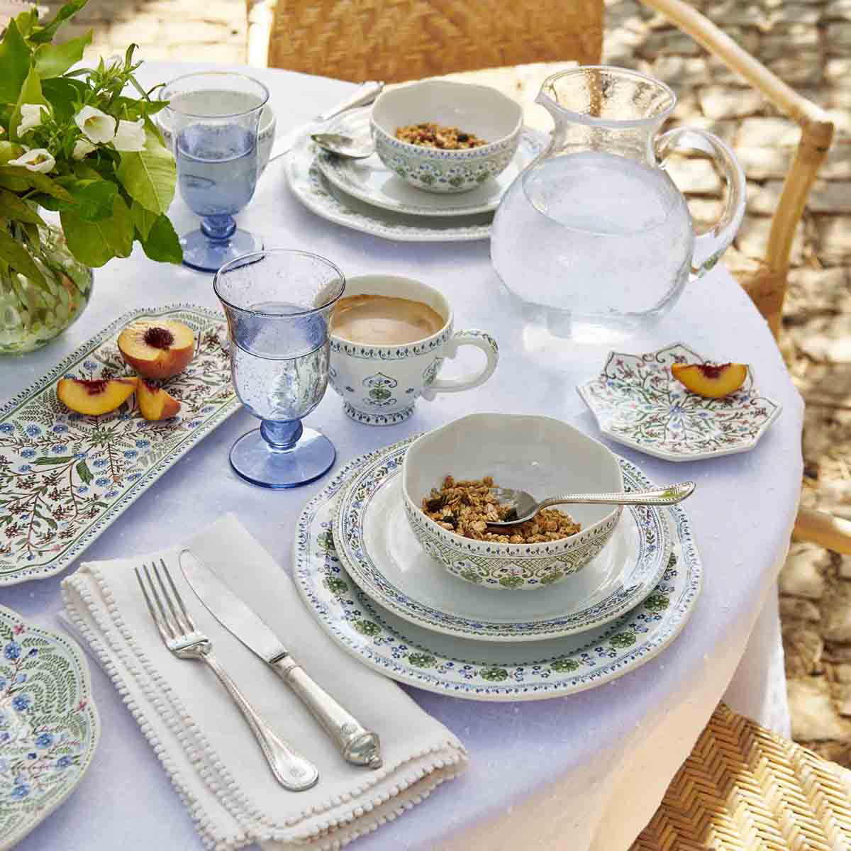 Juliska Villa Seville Scalloped Salad/Dessert Plate- Chambray