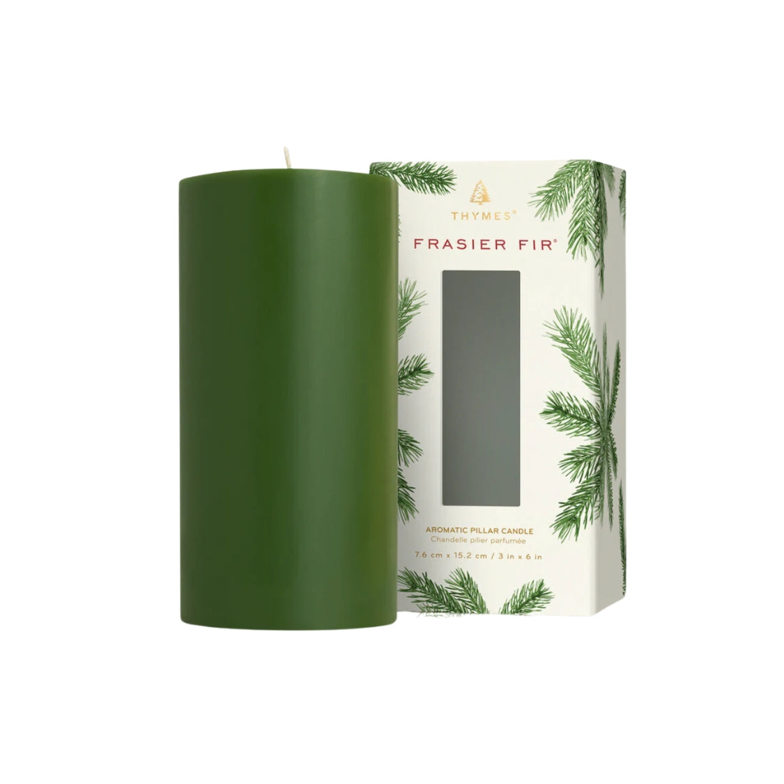 Thymes Frasier Frasier Fir Pillar Candle