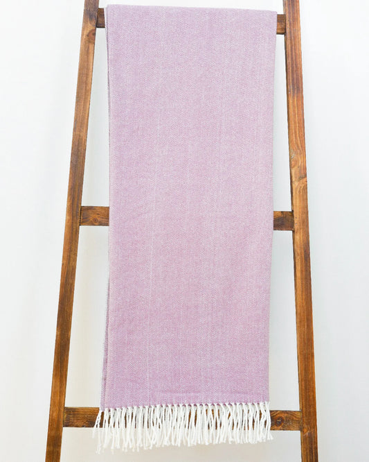 Alashan Adirondack Throw - Smokey Plum - La Petite Maison