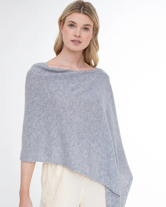 Alashan Cashmere Topper - Harbor, La Petite Maison