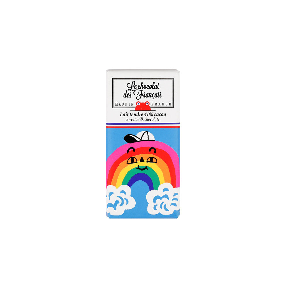 Le Chocolat des Français Rainbow Milk Chocolate Bar- Arc en ciel - La Petite Maison