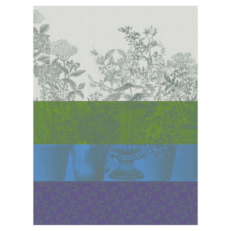 Le Jacquard Français Floraison Tea Towel - Blue