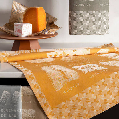 Le Jacquard Français Fromage Tea Towel- La Petite Maison