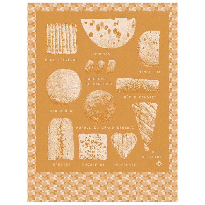 Le Jacquard Français Fromage Tea Towel- La Petite Maison