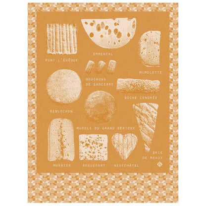 Le Jacquard Français Fromage Tea Towel- La Petite Maison