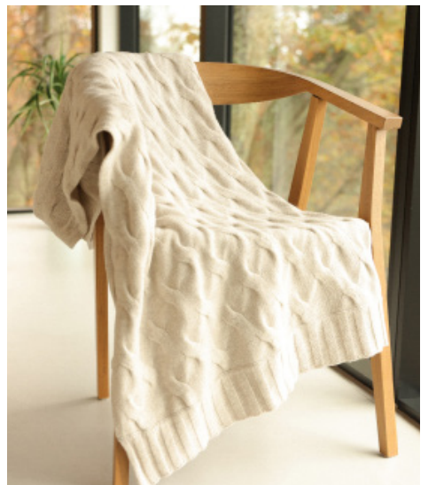 Alashan Galway Merino Throw Throw - La Petite Maison