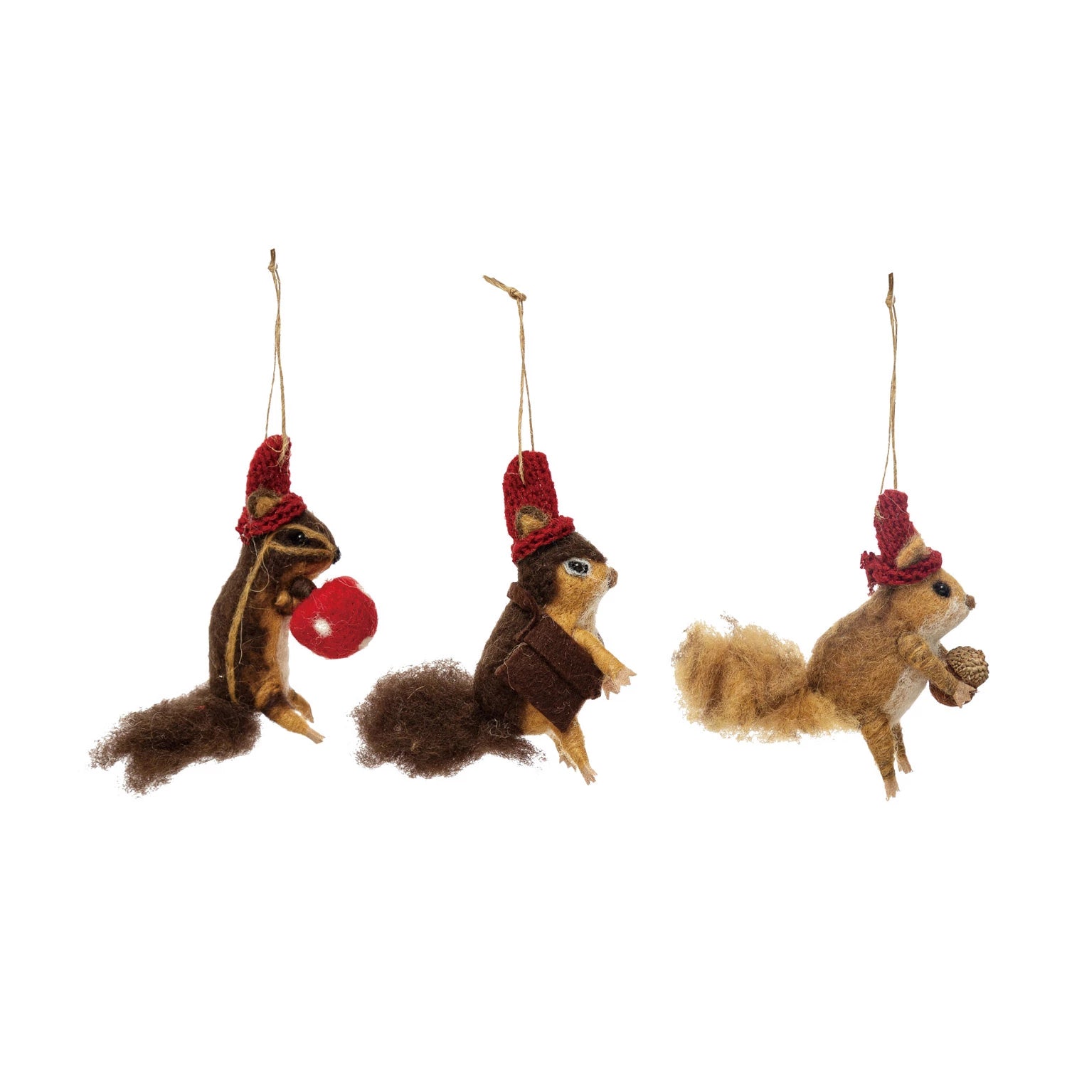 Creative Co-Op Chipmunk Ornament - La Petite Maison