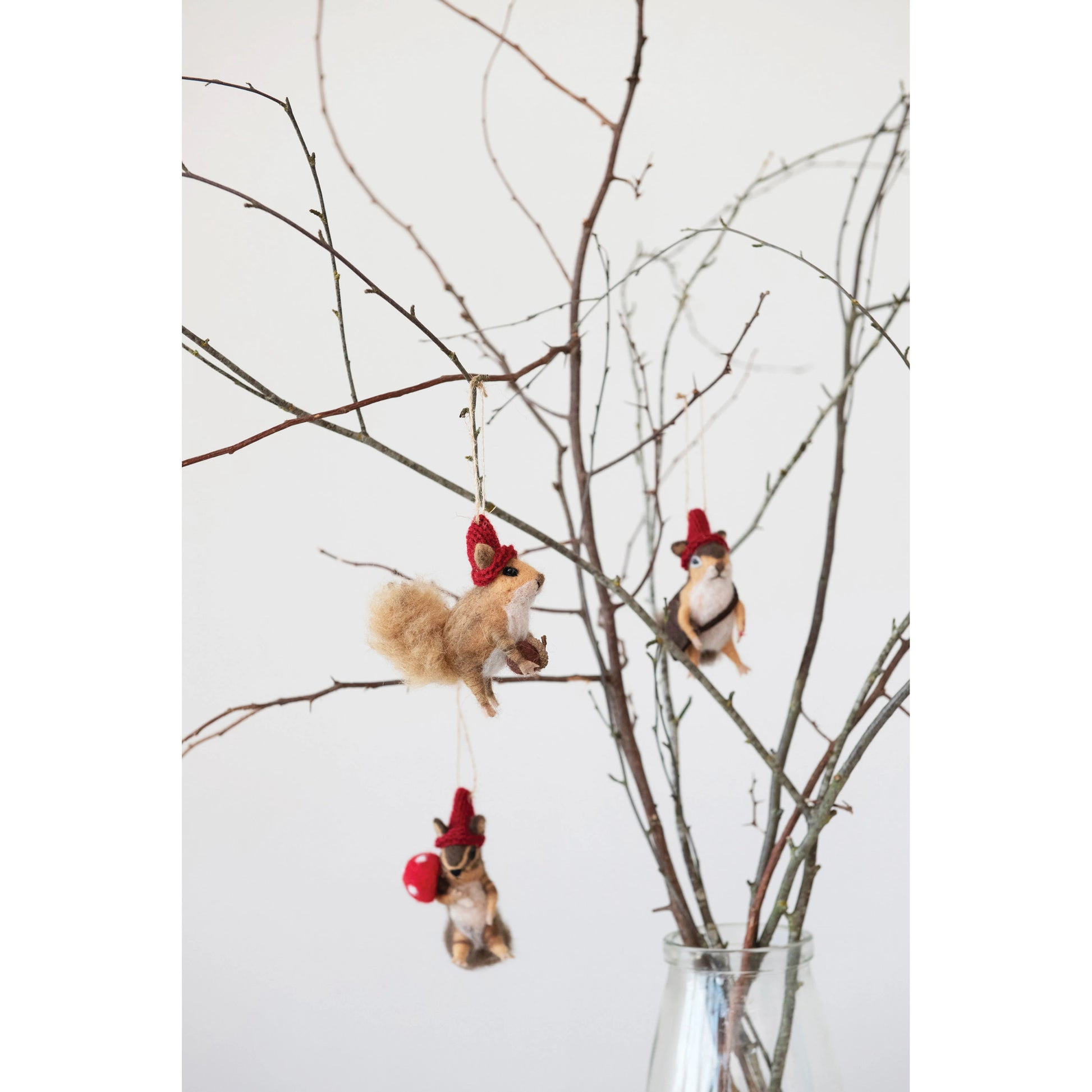 Creative Co-Op Chipmunk Ornament - La Petite Maison